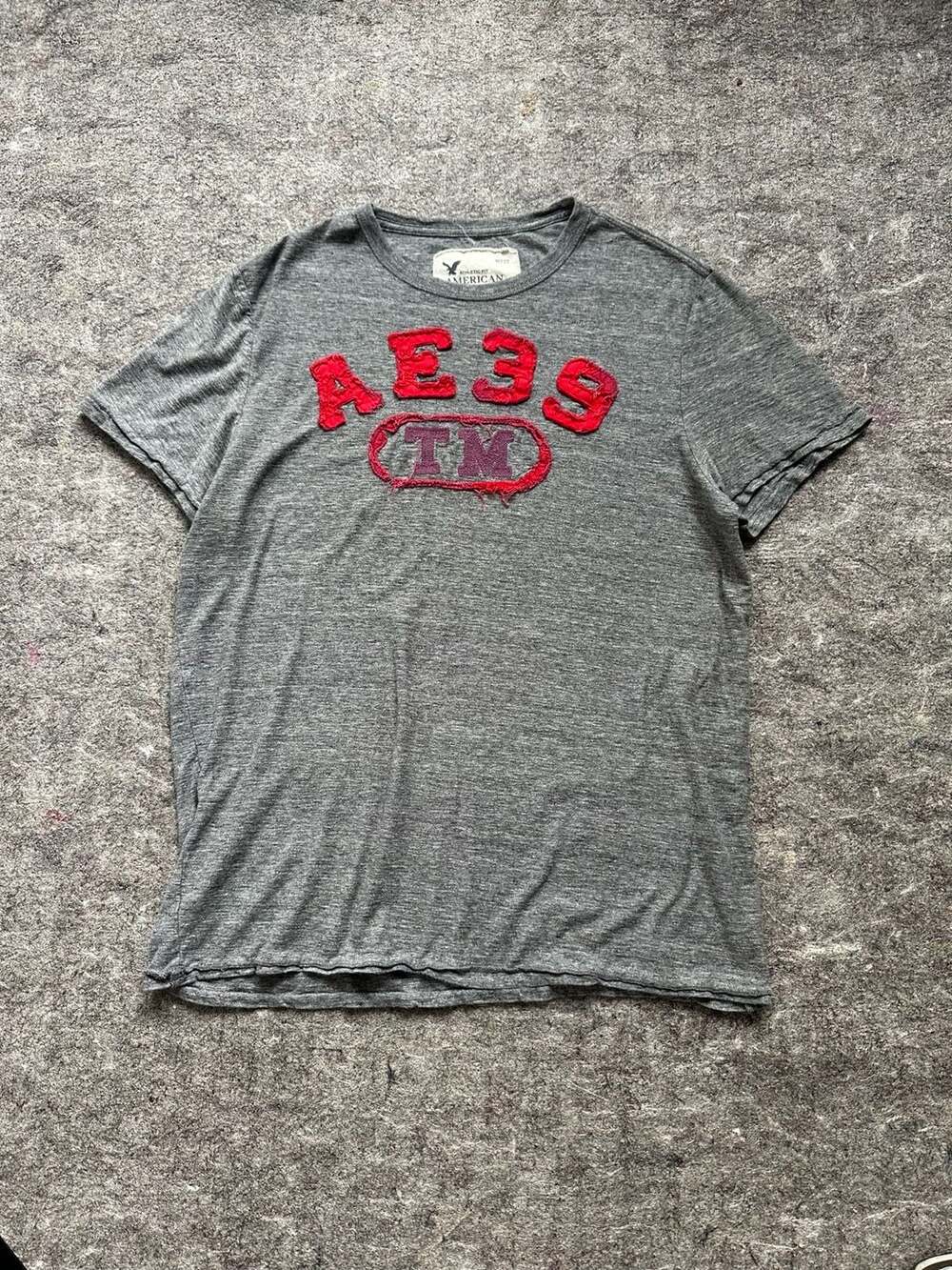 Vintage Y2K American Eagle AE39 Distressed Applique T-Shirt Mens Large